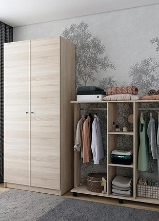 Гардеробна стійка doros д3 130х40,1х121 см дуб сонома (drs-011425)