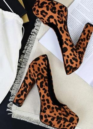 🐆🔥леопардові туфлі 36 38 39 🥰
