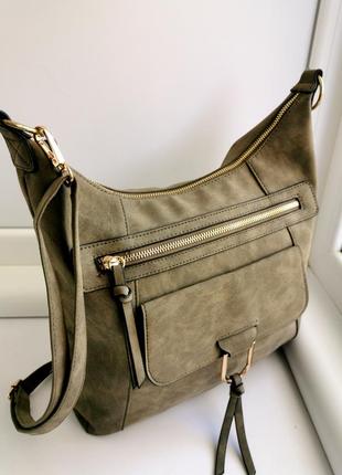 Красивая женская сумка из нубука tu