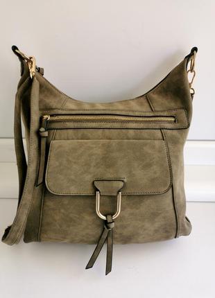 Красивая женская сумка из нубука tu