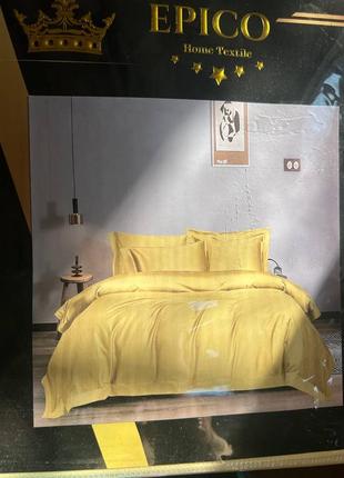 Комплект epico italy двушка страйп-сатин