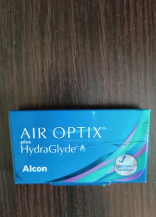 М'які контактні лінзи air optix hydraglyde