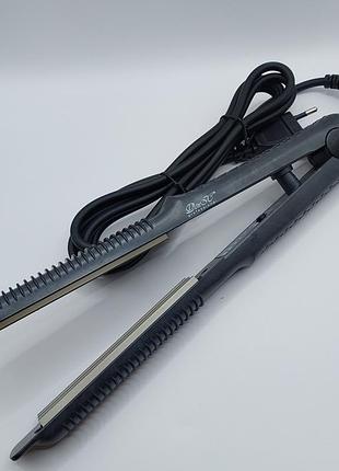 Праска-гофре професійна для волосся "деніс professional" — 752 prime/3 зуби гарантія — 1 рік