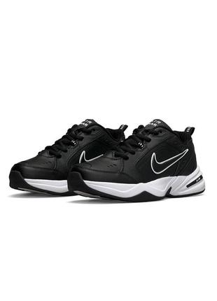 174216676 nike air monarch black white 1990