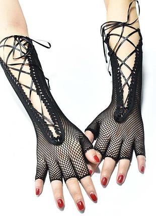 Напівперчатки мітенки сітка