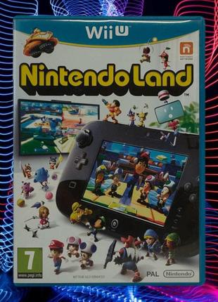 Диск з грою nintendo land (nintendo wii u)
