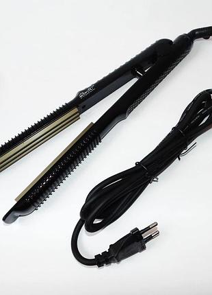 Праска-гофре професійна для волосся "деніс professional" — 752 prime/3 зуби гарантія — 1 рік
