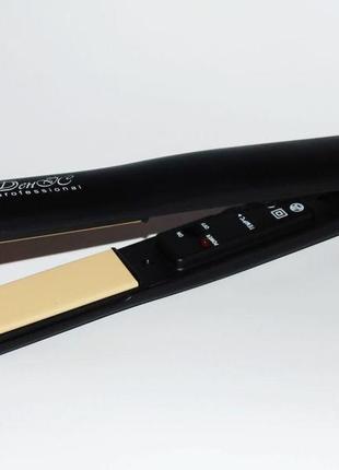 Професійна праска — випрямляч для волосся "деніс professional" black гарантія — 1 рік