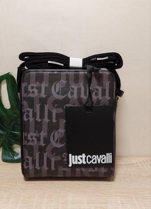Стильна чоловіча сумка барсетка just cavalli оригинал