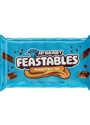 Шоколад feastables mr beast bar milk chocolate peanut butter 35g