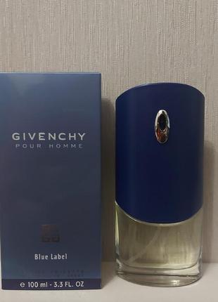 Духи живанши пур хом givenchy pour homme blue 100ml туалетная вода2 фото