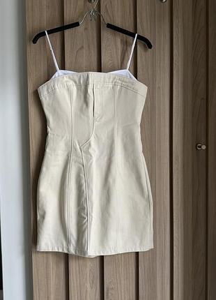 Сукня коротка на бретелях zara м
