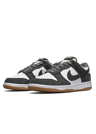 🌸женские кроссовки nike sb dunk low smoke grey / демисезонные / весенние, летние, осенние / текстиль, кожа, замша /