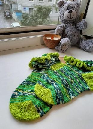 Женские носки с рюшами