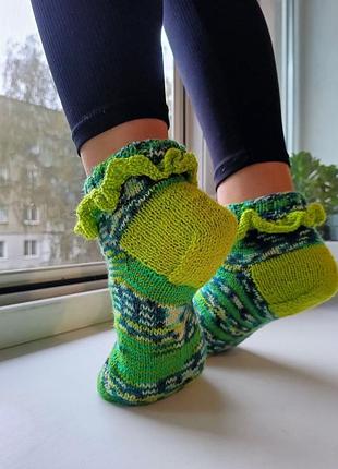 Женские носки с рюшами