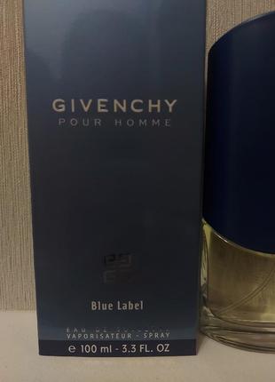 Духи живанши пур хом givenchy pour homme blue 100ml туалетная вода3 фото