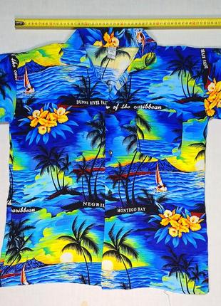 Плечи 50 см made in jamaica тенниска гавайка size m
