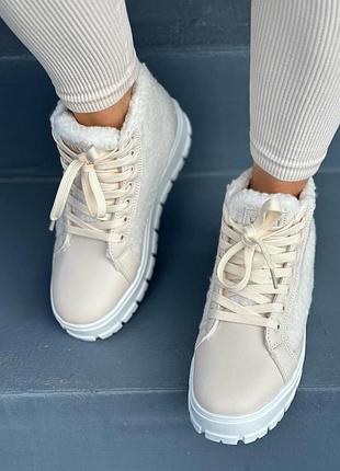 Женские кроссовки зима очень стильные 🔥4 фото