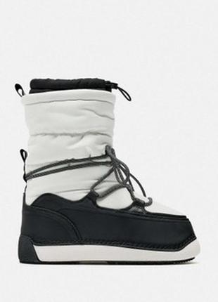 Стеганые ботинки снегоходы zara water repellent i water resistant ski collection