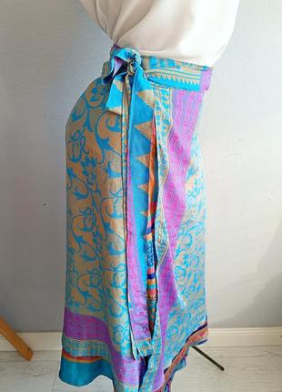 Спідниця-сарі на запах, mexicali magic6 фото