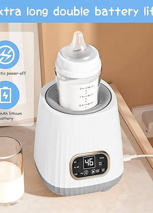Подогреватель для детских бутылочек и грудного молока facaio 2-в-1 с цифровым дисплеем