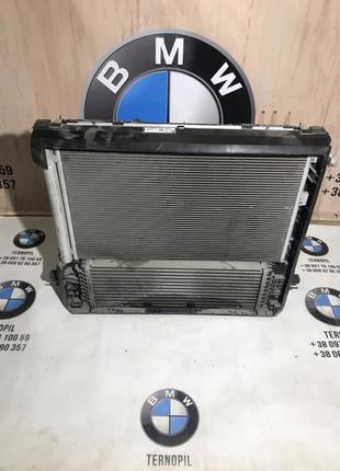 Радиатор охлаждения кассета радиаторов вентилятор в сборе бмв bmw х x3/4 г g01/02 дизель