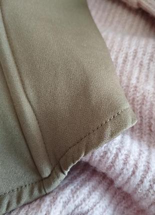 Оливковый корсетный топ