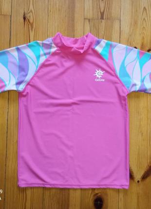 Купальна сонцезахисна пляжна футболка рашгард для плавання для моря басейну відпочинку