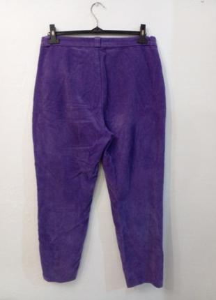 Винтажные укороченные вельветовые брюки