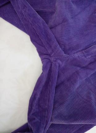 Винтажные укороченные вельветовые брюки