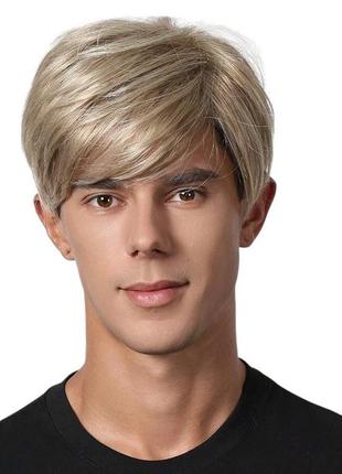 Парик мужской короткий блонд, термоволокно dc1002-5 m6 фото