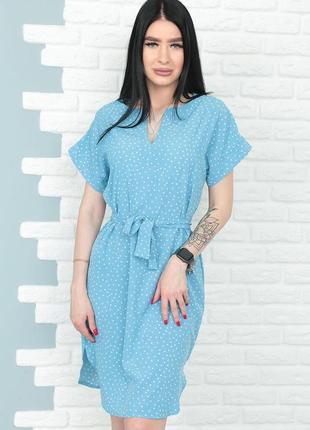 Легкое летнее платье в горошек "victoria"