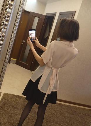 Вінтажна ніжно-рожева блуза