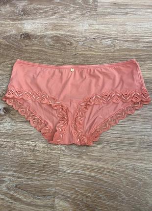 Шикарные базовые трусики, в морковном, цвете, от дорогого бренда: bodi collection by tchibo