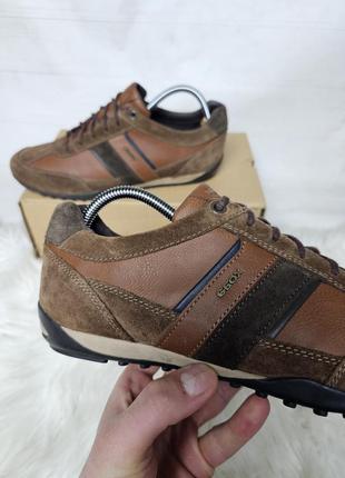 Кожаные кроссовки geox 42 размер3 фото
