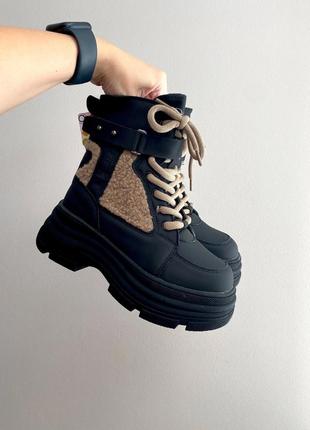 Трендовая модель зимних ботинок для старших красавиц