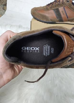 Кожаные кроссовки geox 42 размер7 фото