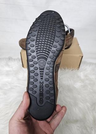 Кожаные кроссовки geox 42 размер6 фото