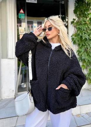 Кофта мод. 038 из тедді м'яка і затишна 48-50, 52-54, 56-58