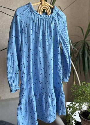 Сукня муслінова для дівчинки 6-7 років 116/122рр