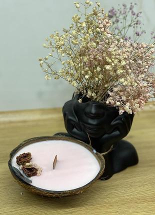 Свічка в кокосі 4