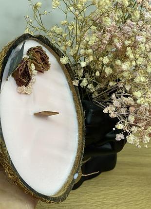 Свічка в кокосі 3