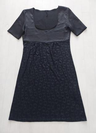 Черное платье мини
