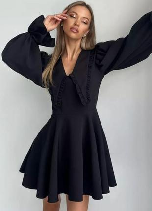 Вечірня-офісна сукня з коміром.сукня чудово впишеться у ваш базовий гардероб на...