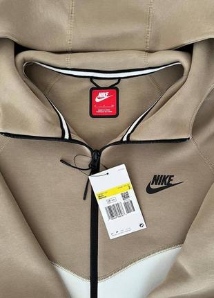 Спортивная кофта на змейке nike tech fleece3 фото