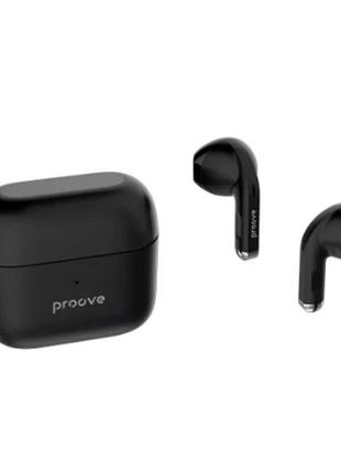 Навушники бездротові proove mainstream tws bt. 5.3 250mah black