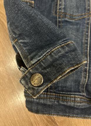 Джинсовая куртка теплая 3