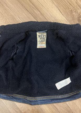 Джинсовая куртка теплая 5