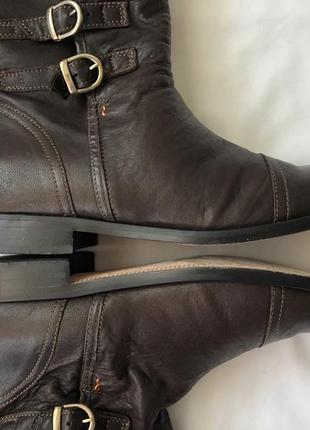 Шкіряні чоботи з вовною7 фото