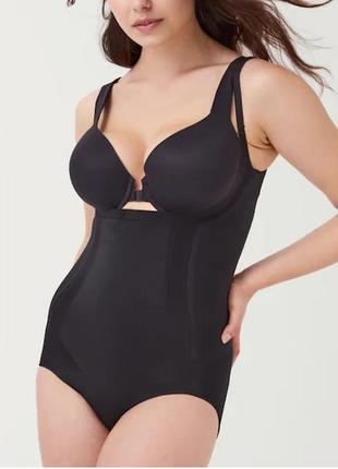 38-42р. бесшовный боди утяжка без лифа spanx oncore